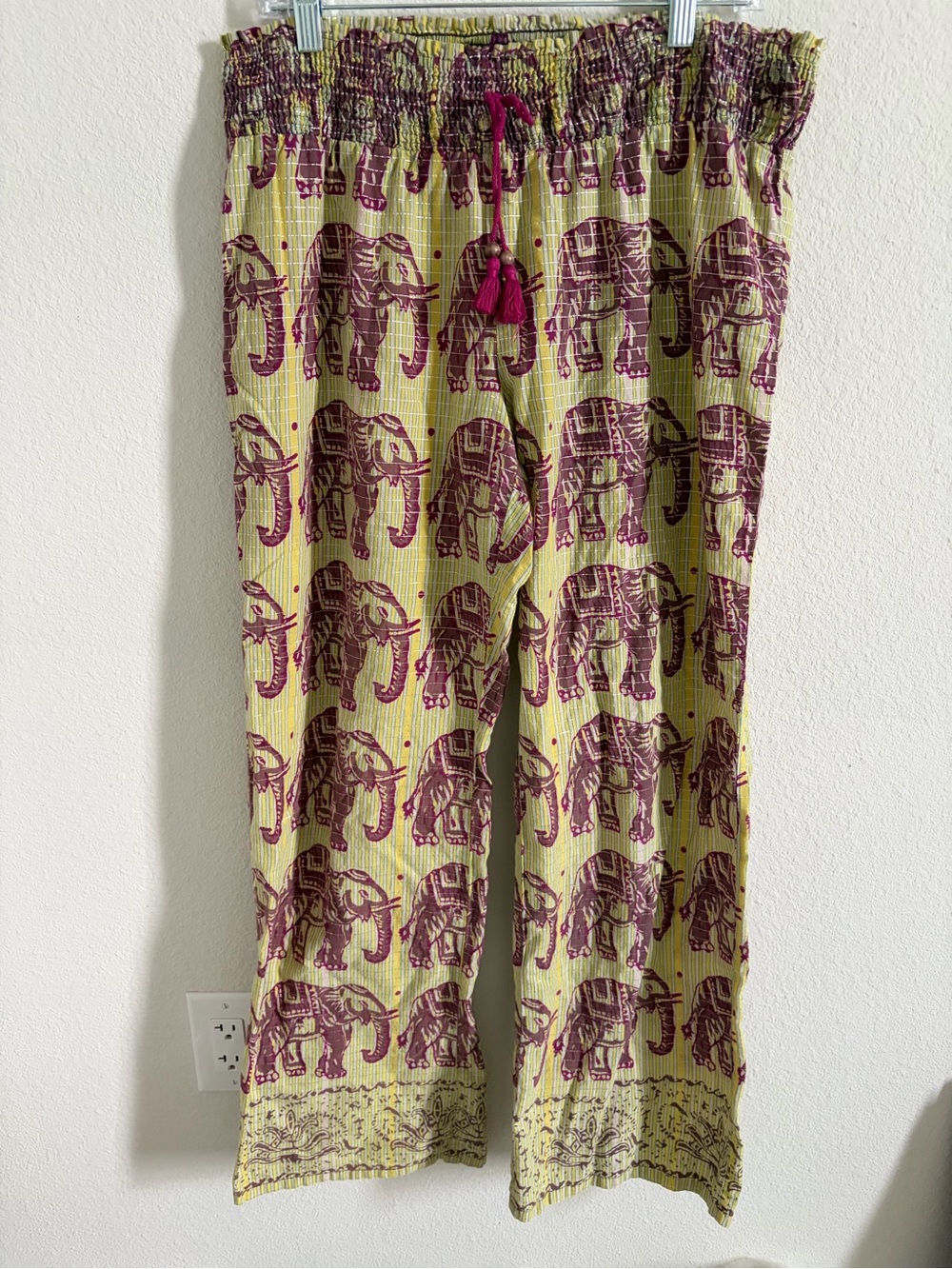 Lilka by Anthropologie boho style elephant harem pants size L